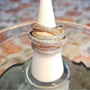 HSN VICTORIA WIECK  BAND RING  SIZE 7 NEW